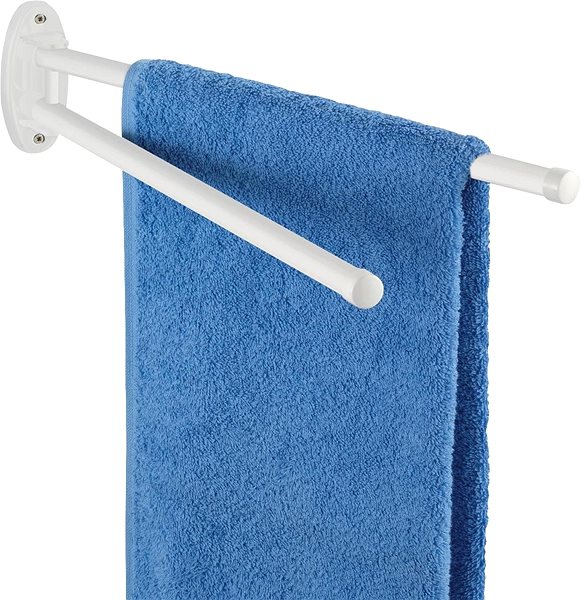 Věšák WENKO BASIC - Věšák na ručníky, bílý ...