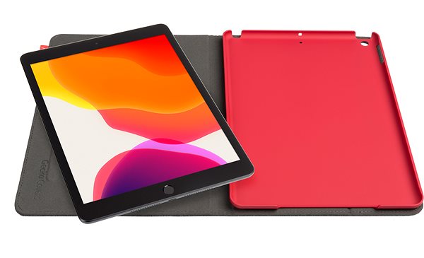 Tablet Case Gecko Covers for Apple iPad 10.2“ (2019/2020) ColorTwist Easy-Click Cover Red Lifestyle