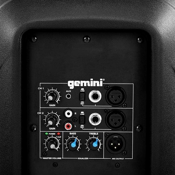 Hangszóró Gemini AS-2110P Csatlakozási lehetőségek (portok)