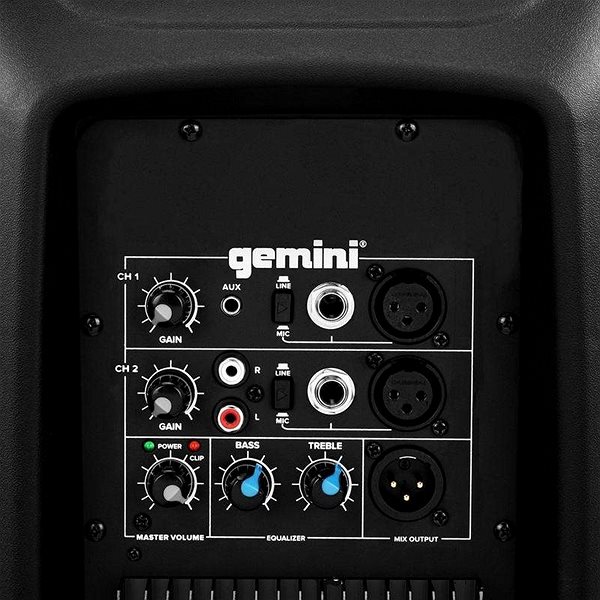 Reproduktor Gemini AS-2112P Možnosti pripojenia (porty)