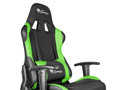 Gaming-Stuhl Genesis NITRO 550 schwarz-grün Seitlicher Anblick