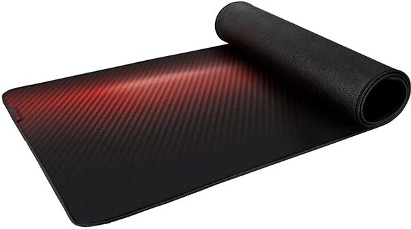 Herná podložka pod myš Genesis Carbon 500 ULTRA BLAZE, 110 × 45, červená Vlastnosti/technológia