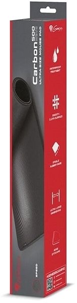 Gaming-Mauspad Genesis Carbon 500 ULTRA WAVE - 110 cm x 45 cm - schwarz Verpackung/Box