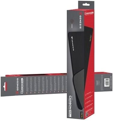 Herná podložka pod myš Genesis CARBON 700 Cordura Maxi, 90 × 42 cm, čierna Obal/škatuľka