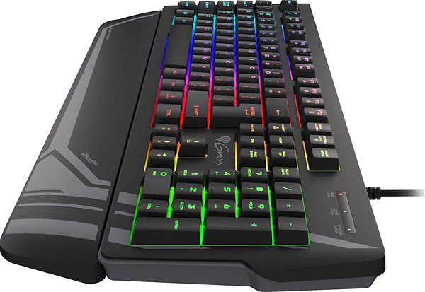 Gaming-Tastatur Genesis RHOD 350 RGB - US Seitlicher Anblick
