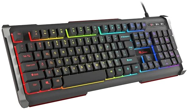 Gaming-Tastatur Genesis RHOD 400 RGB - US Seitlicher Anblick