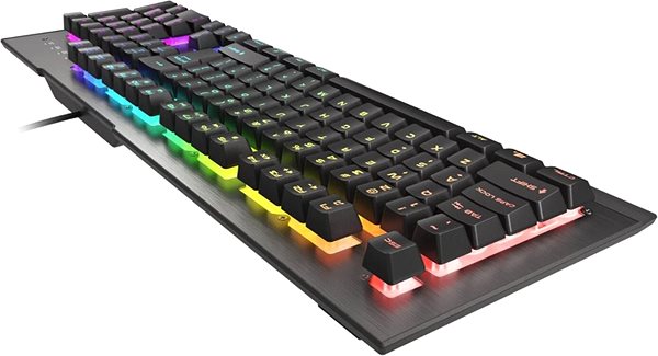 Gaming-Tastatur Genesis RHOD 500 RGB - US Seitlicher Anblick