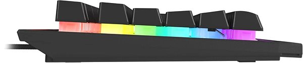 Gaming-Tastatur Genesis RHOD 500 RGB - US Seitlicher Anblick