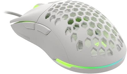 Gaming Mouse Genesis KRYPTON 750 RGB, SW, White Lateral view