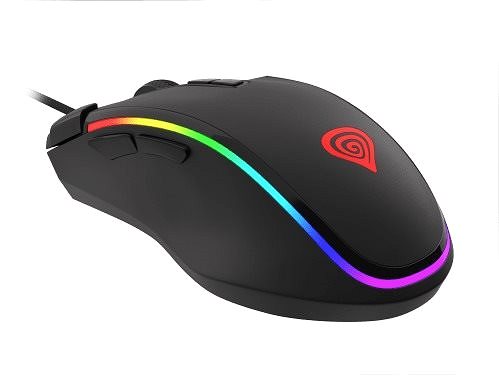 Gaming Mouse Genesis KRYPTON 700 G2 RGB, SW, Black Lateral view