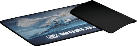 Gamer egérpad Natec Genesis CARBON 500 WORLD of WARSHIPS, MAXI 90 x 45 cm Jellemzők/technológia