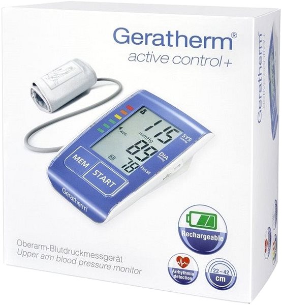 Vérnyomásmérő Geratherm ACTIVE CONTROL PLUS Csomagolás/doboz
