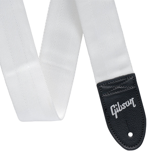 Gitarrengurt Gibson ASBELT-WHT The Seatbelt, White ...