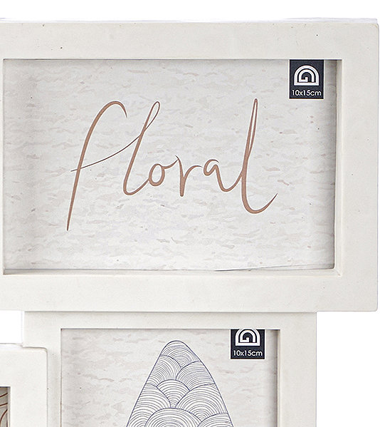 Photo Frame Giftdecor Photo frame for multiple photos 10 × 15 cm, 12 photos, white ...