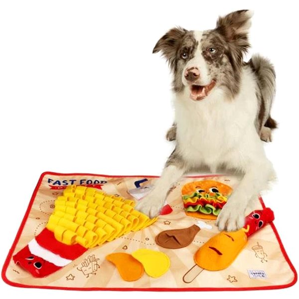 Interactive toy for dogs GiGwi Interactive sniffing rug Fast Food .