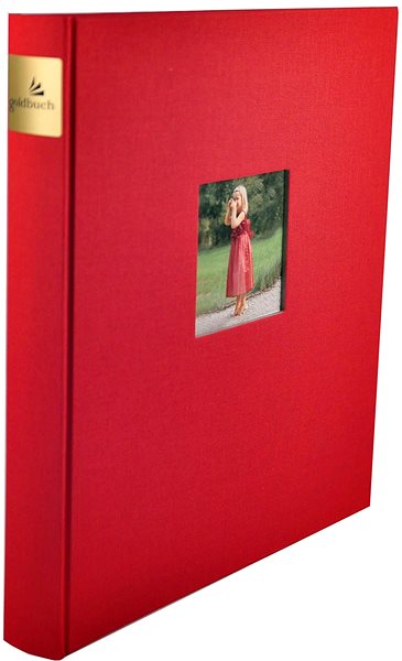 Photo Album Goldbuch Bella Vista Red Black Leaves Lateral view