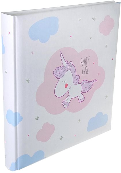 Photo Album Goldbook Unicorn Baby Girl Lateral view