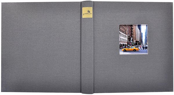 Photo Album Goldbuch Bella Vista Grey Black Leaves Screen