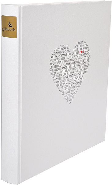 Photo Album Goldbuch Wedding Amour Lateral view