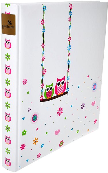 Photo Album Goldbuch Owls on a Swing Lateral view