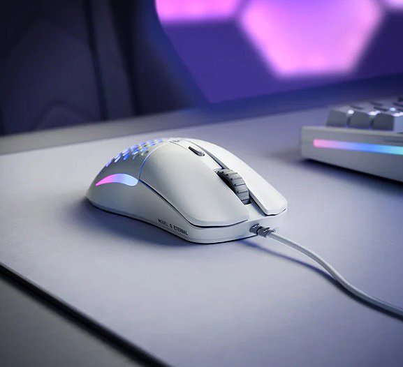 Glorious Model O Eternal - Wired - White gaming mouse.