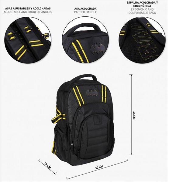 Backpack DC Comics Batman: Logo - multifunctional backpack .