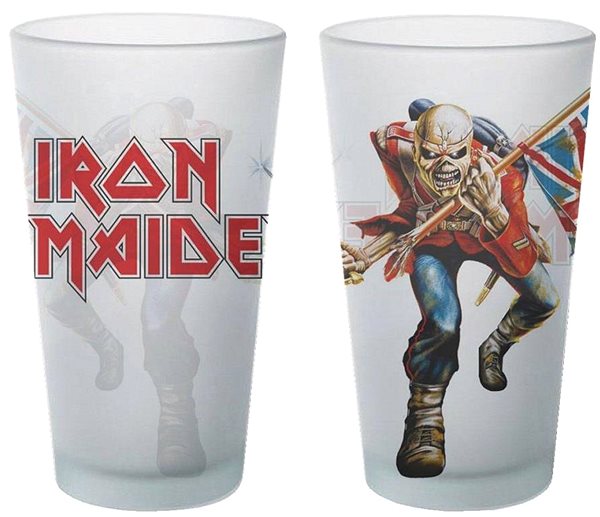 Üvegpohár Kkl Iron Maiden Pohár - The Trooper ...