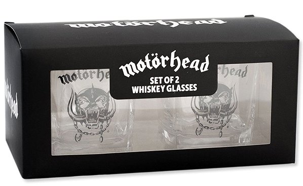 Pohár Motörhead: Logo – súprava pohárov, 2 kusy ...
