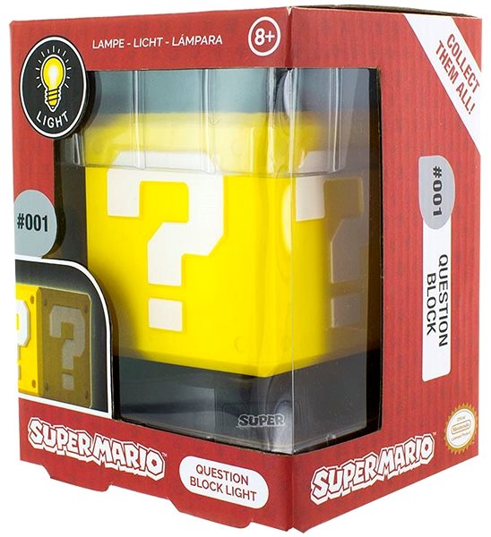 Tischlampe NINTENDO - 3D Lamp Super Mario Question Block ...