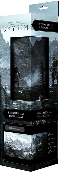 Egérpad The Elder Scrolls V Skyrim - Egér- és billentyűzetalátét Csomagolás/doboz