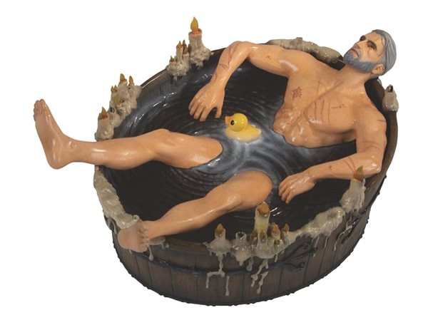 Figure The Witcher 3: Geralt in the Bath - Figure Lateral view