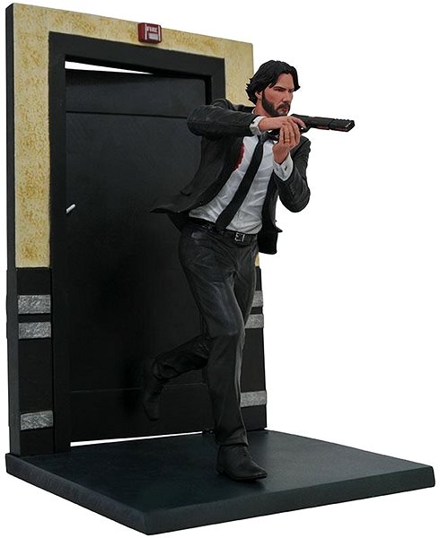 Figure John Wick - figurine Lateral view