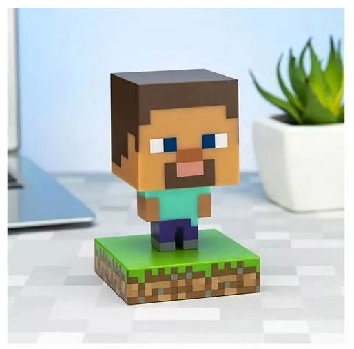 Figure Minecraft - Steve - Light Figurine Lifestyle
