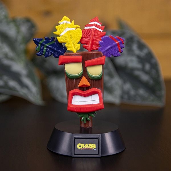 Figur Crash Bandicoot - Aku Aku - leuchtende Figur Screen