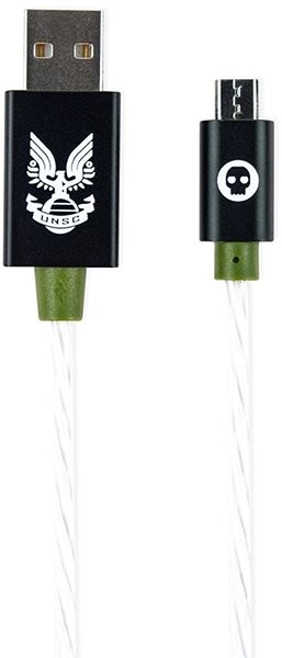 Dátový kábel Halo -LED nabíjací kábel Možnosti pripojenia (porty)