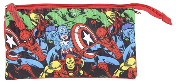 Puzdro do školy Marvel Avengers – peračník na písacie potreby trojitý ...