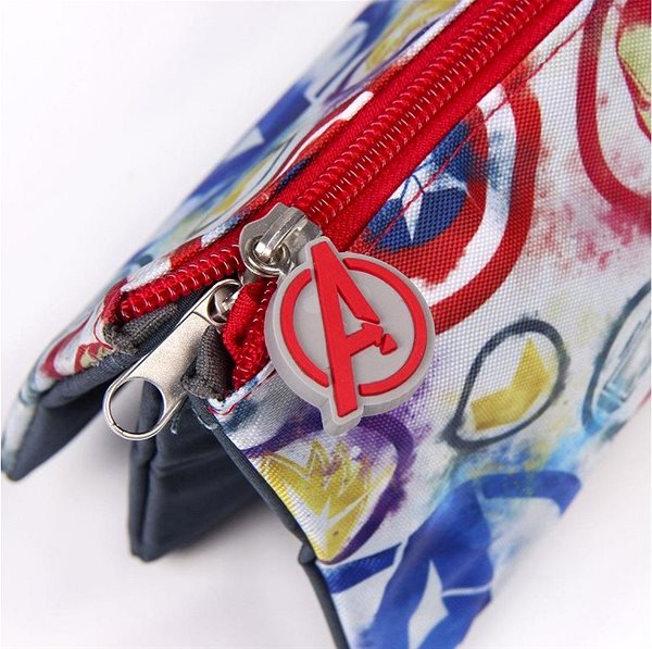 Puzdro do školy Marvel Avengers – Logo – peračník na písacie potreby trojitý ...