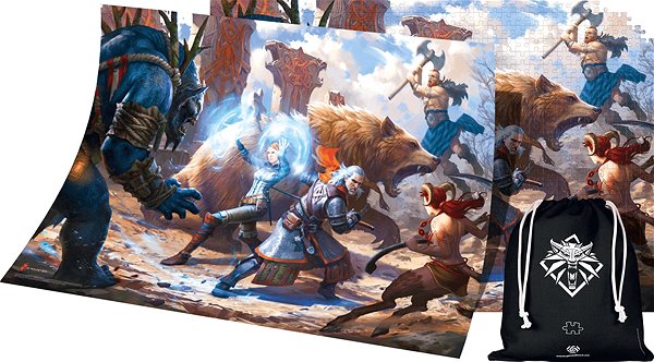 Puzzle The Witcher: Geralt and Triss in Battle - Puzzle ...