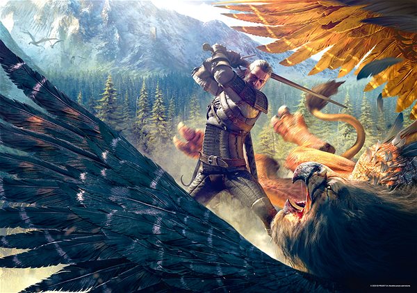 Puzzle The Witcher: Griffin Fight – Good Loot Puzzle ...