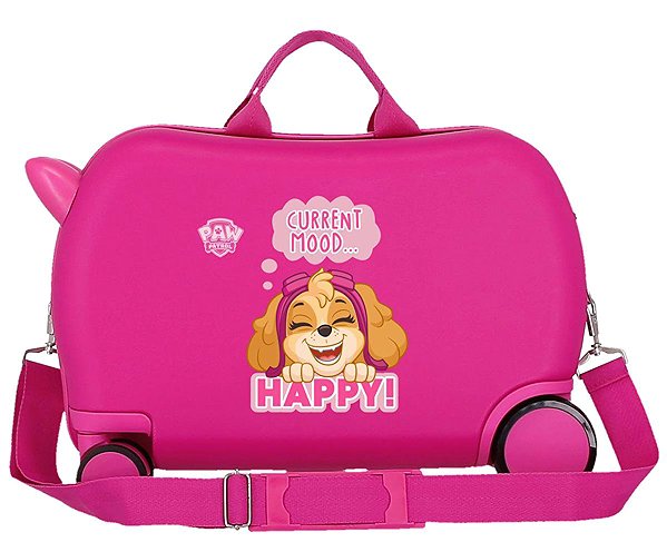 Children's suitcase Tlapková patrola - travel suitcase 45 cm, Playful fuchsia .