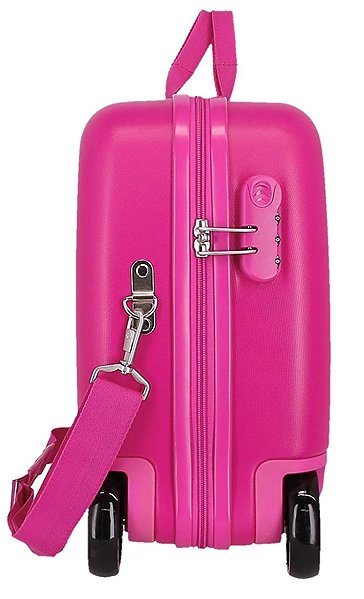 Baby suitcase Minnie - travel suitcase, Happy helpers raspberry .