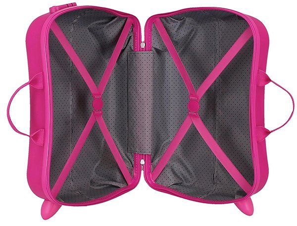 Baby suitcase Minnie - travel suitcase, Happy helpers raspberry .