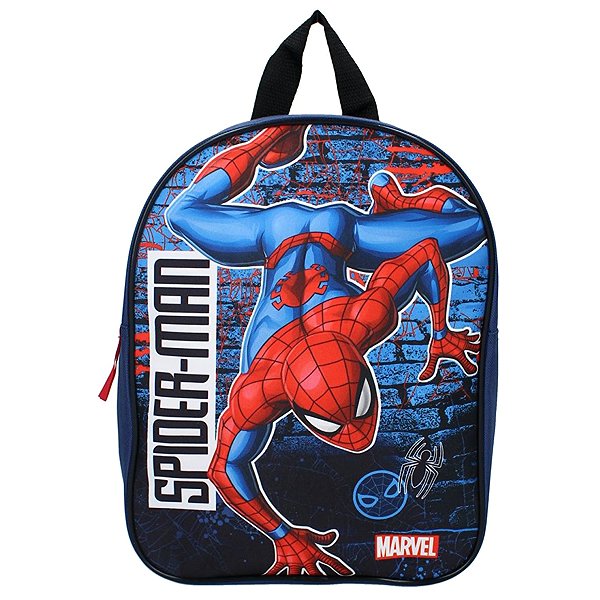 Backpack Spiderman - backpack, dark blue .