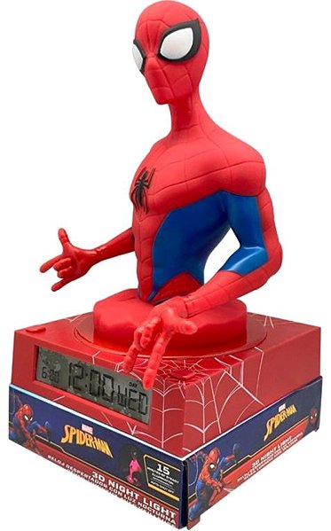 Marvel Spiderman: Character - Luminous Alarm Clock.