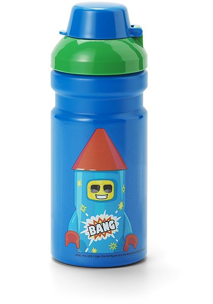 Lunch Box LEGO Storage Rocket snack set (bottle and box) - blue/green ...
