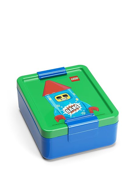Lunch Box LEGO Storage Rocket snack set (bottle and box) - blue/green ...