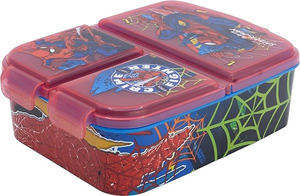 Lunch Box STOR Spiderman – multi-compartment lunch box ...