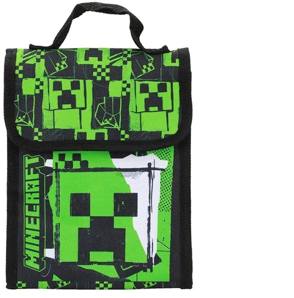 Minecraft Backpack - Creeper - Backpack, snack bag, pencil case, carabiner, pendant .