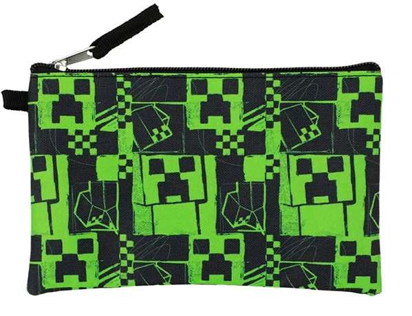 Minecraft Backpack - Creeper - Backpack, snack bag, pencil case, carabiner, pendant .