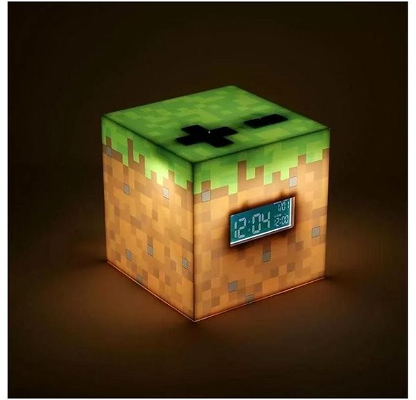 Budík Minecraft – Brick – budík Vlastnosti/technológia